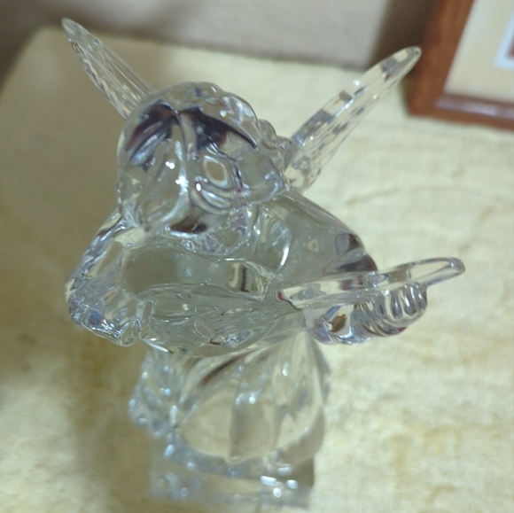 Mikasa Germany Herald Collection -Angel Playing Mandolin - Full Lead Crystal - Picture 10 of 12